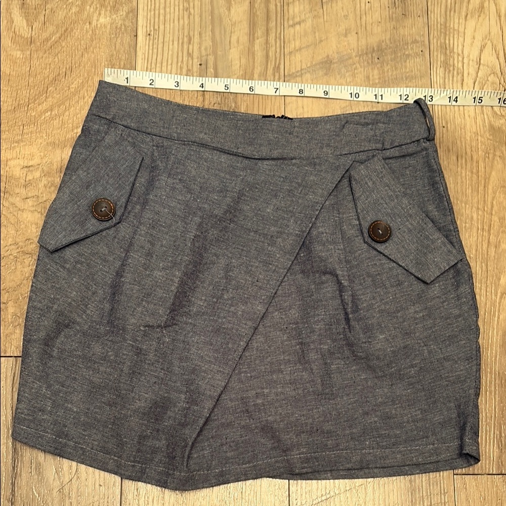 Urban Behavior Dark Blue Mini Skirt